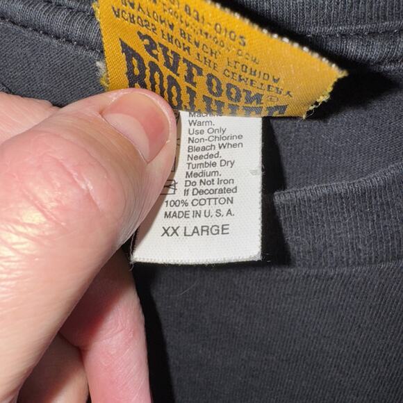 Vintage 2003 Boot Hill Saloon Bike Week Motorcycle Shirt Size Xxl - Picture 4 of 6